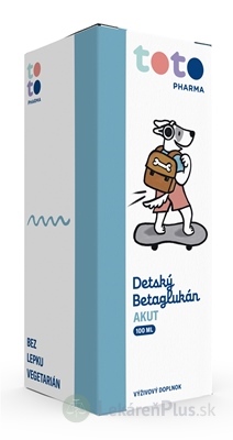 TOTO Detský Betaglukán AKUT tekutý 1x100 ml