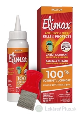 ELIMAX ROZTOK PROTI VŠIAM A HNIDÁM 1x100 ml