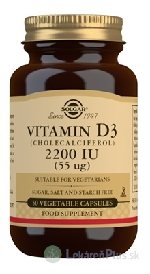 Solgar Vitamín D3 2200 IU cps 1x50 ks