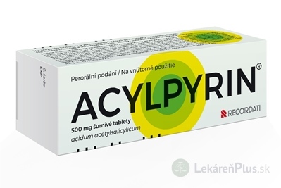 ACYLPYRIN 500 mg šumivé tablety tbl eff (tuba PP) 1x15 ks