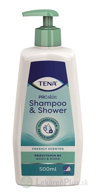 TENA Šampón a sprchový gél shampoo & shower 1x500 ml