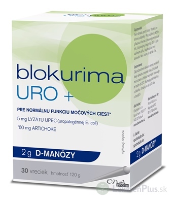 Blokurima URO+ 2g D-manózy vrecká 1x30 ks