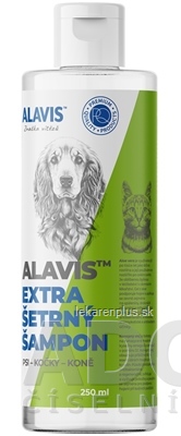 ALAVIS Extra šetrný ŠAMPÓN psy, mačky, kone 1x250 ml