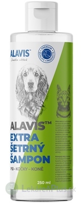 ALAVIS Extra šetrný ŠAMPÓN psy, mačky, kone 1x250 ml