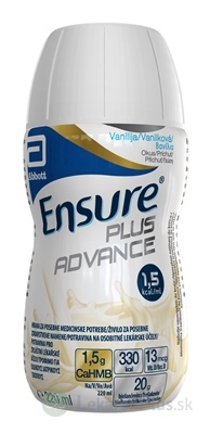 Ensure PLUS ADVANCE vanilková príchuť (inov. 2025) 30x220 ml