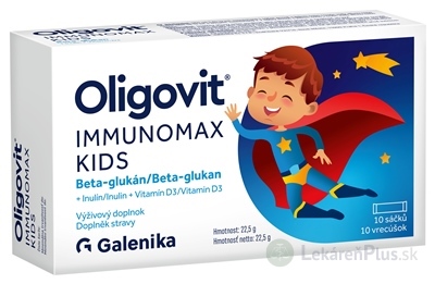 Oligovit IMMUNOMAX KIDS Beta-glukán prášok vo vreckách 1x10 ks