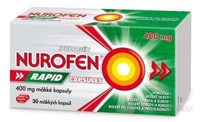 NUROFEN Rapid 400 mg Capsules cps mol (blis.) 1x30 ks