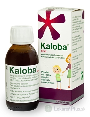 Kaloba sirup sir (fľ.skl.hnedá+odmerka) 1x100 ml