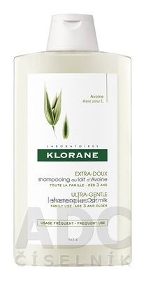 KLORANE SHAMPOOING AU LAIT DAVOINE šampón s ovseným mliekom 1x400 ml