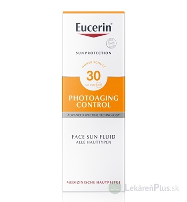 Eucerin SUN PHOTOAGING CONTROL SPF 30 na tvár emulzia na opaľovanie 1x50 ml