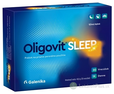 Oligovit SLEEP prášok na perorálne použitie, vrecúška 1x20 ks