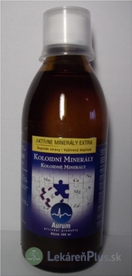 AURUM Aktívne minerály extra koloidné minerály 1x300 ml