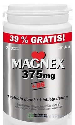 Vitabalans MAGNEX 375 mg + B6 tbl 1x250 ks