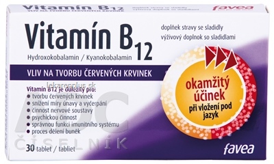 favea Vitamín B12 tbl 1x30 ks