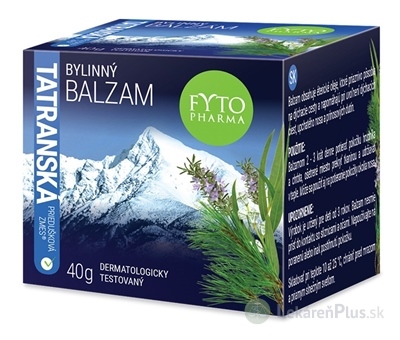 FYTO Tatranská priedušková zmes Bylinný BALZAM 1x40 g