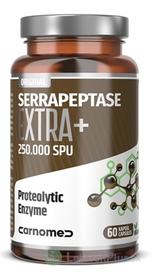 CarnoMed SERRAPEPTASE EXTRA+ 250.000 SPU cps (pre zvieratá) 1x60 ks