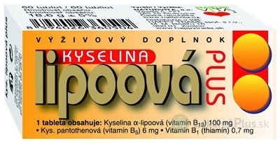 NATURVITA KYSELINA LIPOOVÁ PLUS tbl 1x60 ks