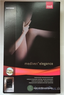 mediven elegance pančuchové nohavice veľkosť 5, (II.KT), krátke, karamel 1x1 ks