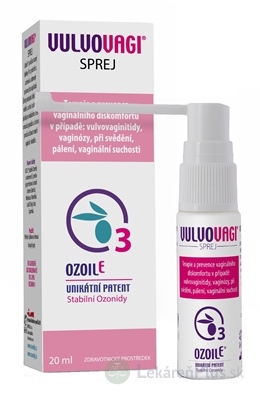 VULVOVAGI sprej na vaginálne zápaly, infekcie, OzoilE 1x20 ml