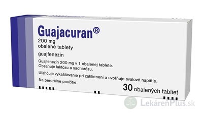 GUAJACURAN tbl obd 200 mg (blis.Al/PVC) 1x30 ks