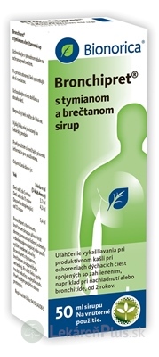 Bronchipret s tymianom a brečtanom sirup sir (liek.skl.) 1x50 ml