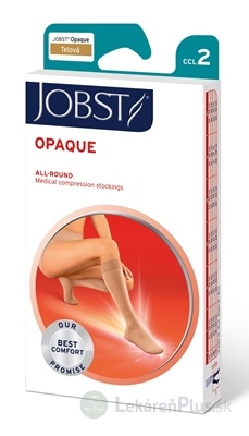 JOBST OPAQUE kompresívne lýtkové pančuchy II.KT, so zatvorenou špičkou, telové, veľ. VI., 1x1 pár