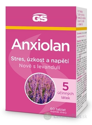 GS Anxiolan s levanduľou tbl 1x60 ks