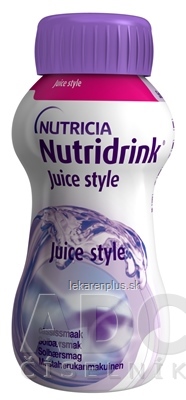 Nutridrink Juice style s príchuťou čiernych ríbezlí 4x200 ml