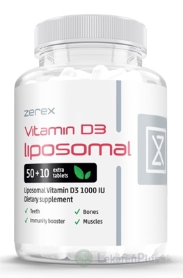 Zerex Vitamín D3 lipozomál 1000 IU tbl 1x60 ks