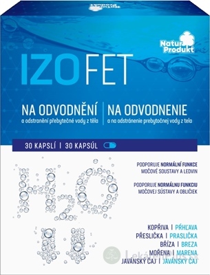 NaturProdukt IZOFET Na odvodnenie cps 1x30 ks