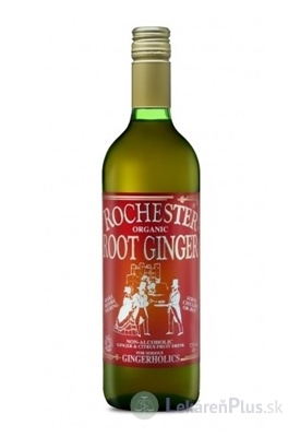 ROCHESTER Organic ROOT GINGER nealkoholický zázvorový nápoj s limetkou 1x725 ml