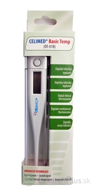 CELIMED Basic Temp (DT-01B) TEPLOMER digitálny, s pevnou špičkou 1x1 ks