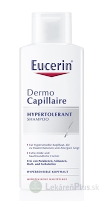 Eucerin DermoCapillaire Hypertolerantný šampón na citlivú a alergickú pokožku 1x250 ml