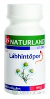 NATURLAND Zásyp na nohy a do topánok 1x100 g