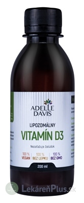 Adelle Davis Lipozomálny VITAMÍN D3 1x200 ml