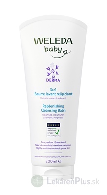 WELEDA baby 3v1 DERMA Umývací balzam 1x200 ml