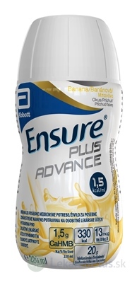 Ensure PLUS ADVANCE banánová príchuť (inov. 2024) 24x220 ml