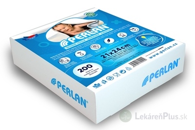 PERLAN 45 g Netkaná textília 21x24 cm, prírezy 1x200 ks