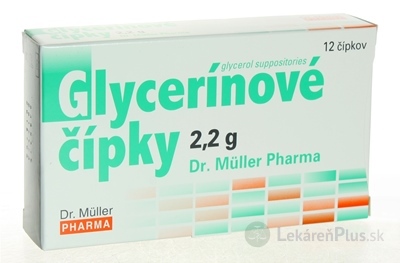 Dr. Müller Glycerínové čípky 2,2 g sup 1x12 ks