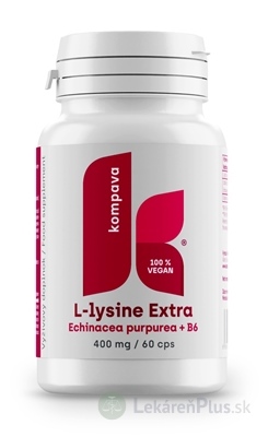 kompava L-LYSINE Extra cps 400 mg (Echinacea + B6) 1x60 ks