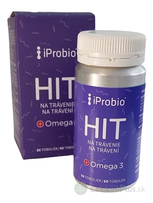 iProbio HIT na Trávenie cps +Omega 3 1x60 ks