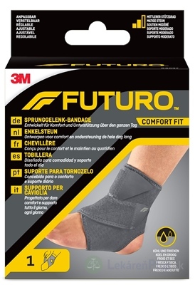 3M FUTURO 4037 COMFORT FIT Bandáž univerzálna, na členok, 1x1 ks