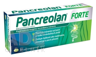 Pancreolan FORTE tbl ent 220 mg (blis.PVC/PVDC/Al) 1x30 ks