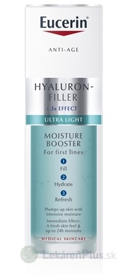 Eucerin HYALURON-FILLER Hydratačný Booster anti-age, ultra ľahký, prvé vrásky 1x30 ml