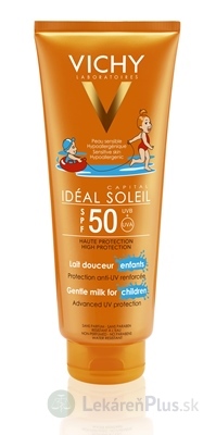 VICHY IDÉAL SOLEIL ochranné mlieko pre deti SPF 50 na tvár a telo, inov.2018 (M4641804) 1x300 ml