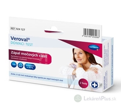 Veroval ZÁPAL MOČOVÝCH CIEST domáci test 1x2 ks