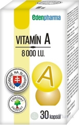 EDENPharma VITAMÍN A 8000 I.U. cps 1x30 ks