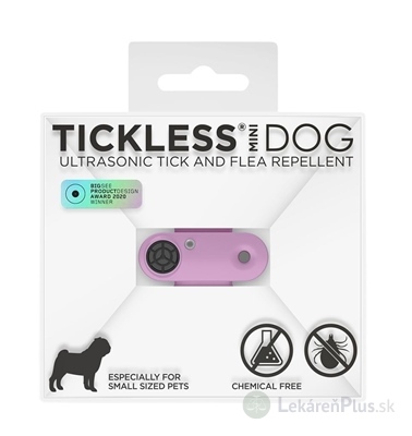 TICKLESS MINI DOG ultrazvukový odpudzovač kliešťov a bĺch pre psov, dobíjací, organ purple 1x1 ks