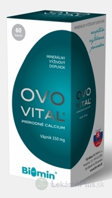 Biomin OVOVITAL PRÍRODNÉ CALCIUM cps 1x60 ks