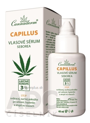 Cannaderm CAPILLUS - vlasové sérum seborea 1x40 ml